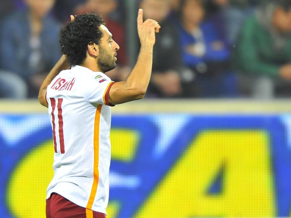 Mohamed Salah in Jubelpose
