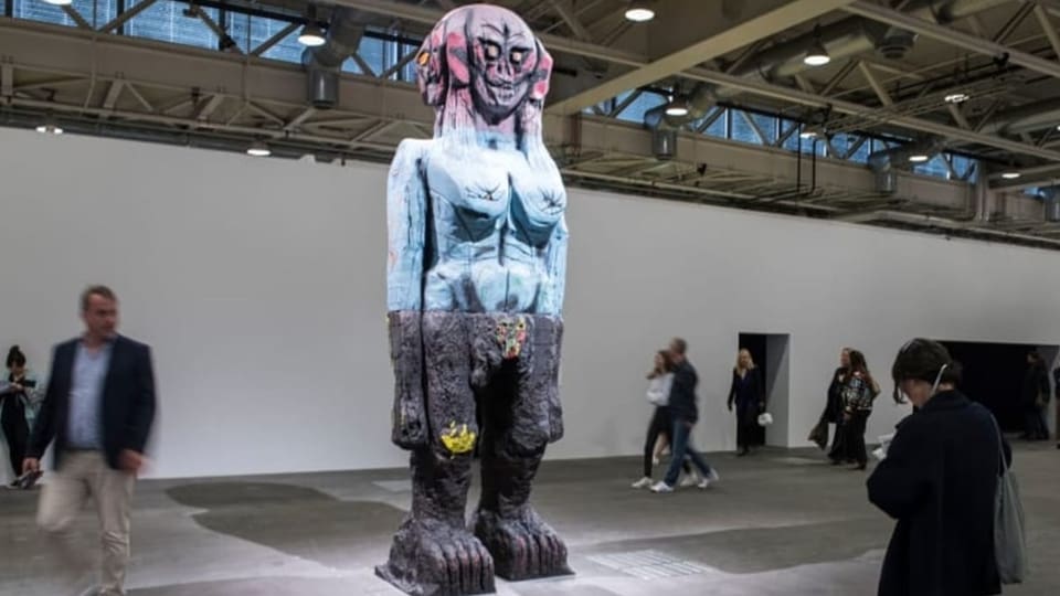 Kunstobjekt an der Art Basel