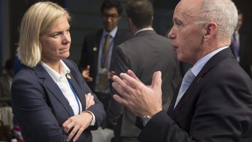 Erste Frau An Regierungsspitze Schwedens Finanzministerin Ist In Der Pole Position News Srf