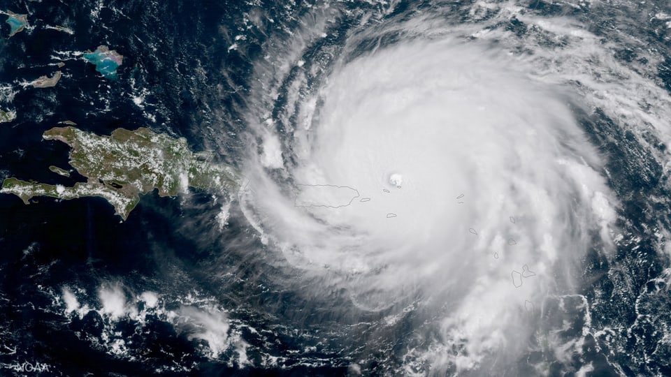 «Irma» über Puerto Rico.