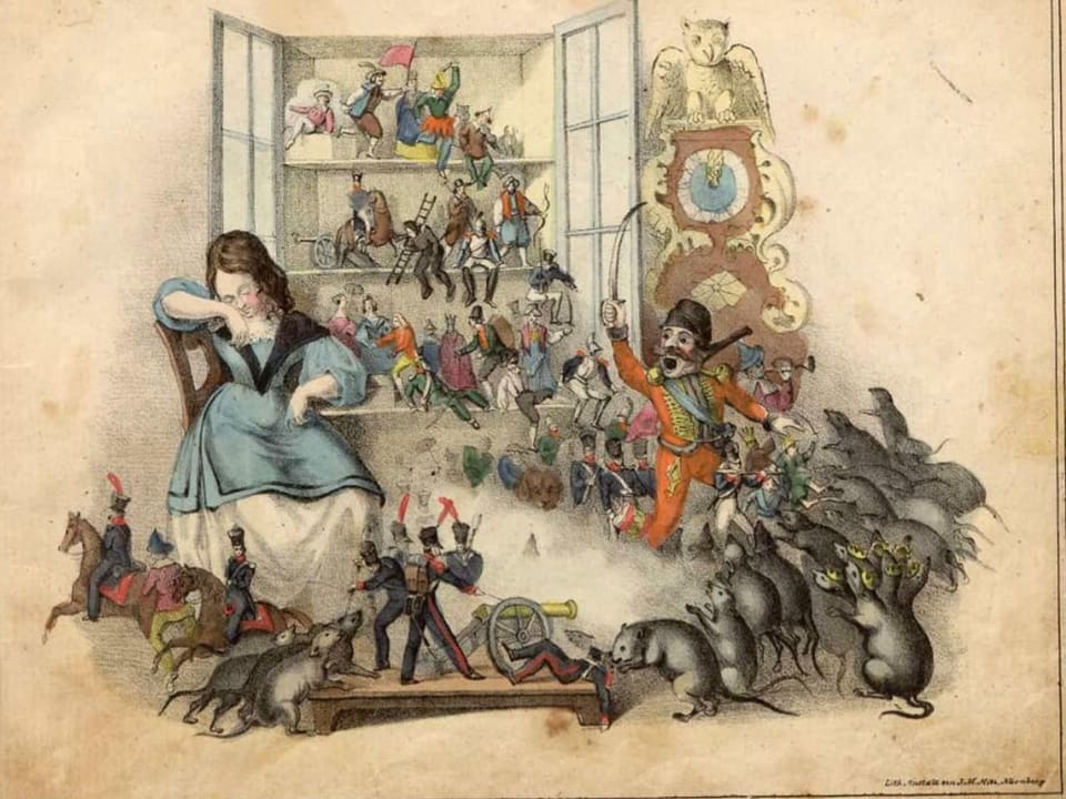 Illustration of the fairy tale Nutcracker.
