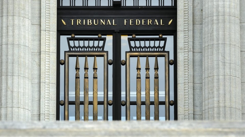 Eingang des Bundesgerichts