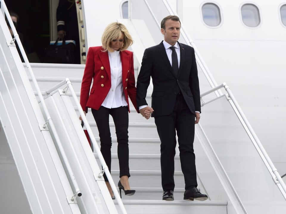 Emmanuel und Brigitte Macron
