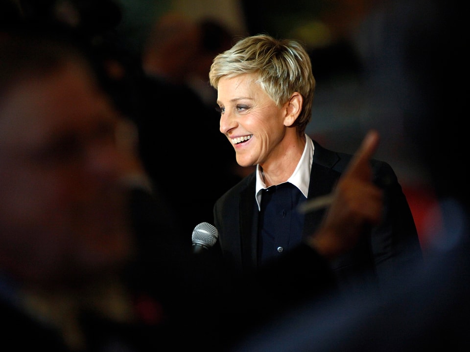Ellen deGeneres im Fokus, sie wird zum zweiten Mal in ihrer Karriere die Oscar-Verleihung moderieren. 