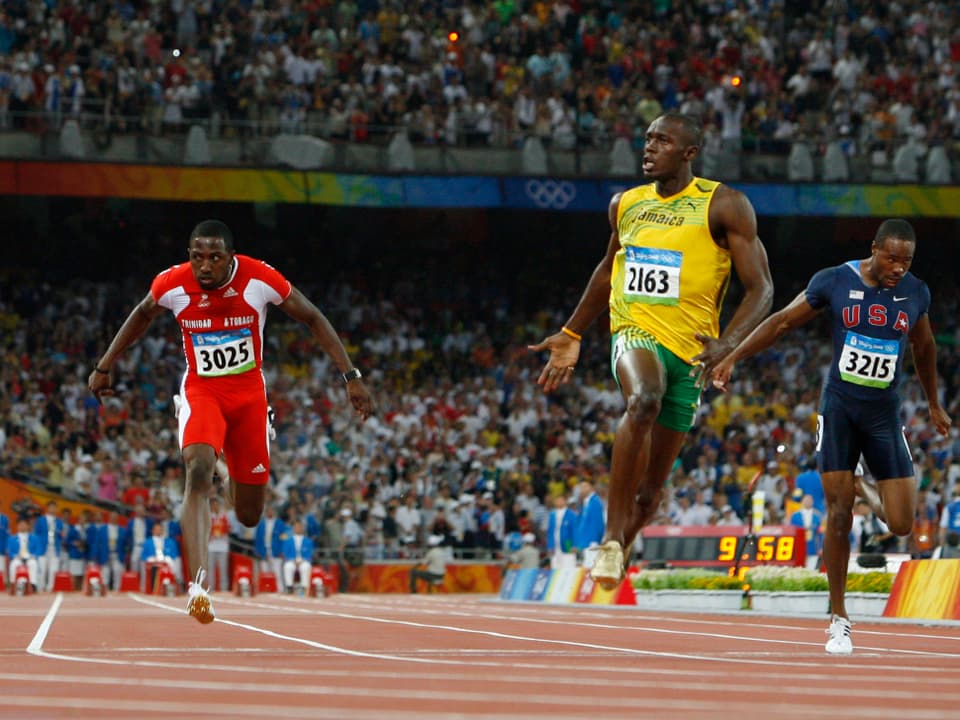 Der schnellste Mann der Welt Usain Bolt