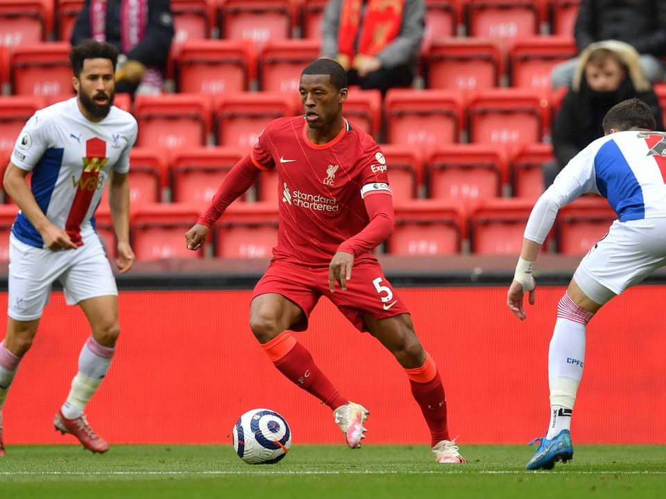 Georginio Wijnaldum im Trikot des FC Liverpool bei einem Spiel