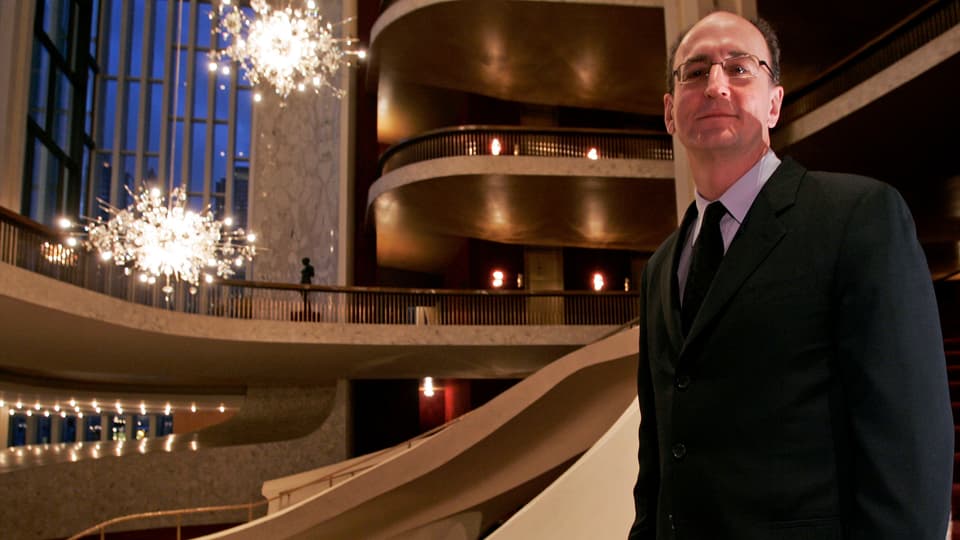 Intendant Peter Gelb im Foyer der Metropolitan Opera.