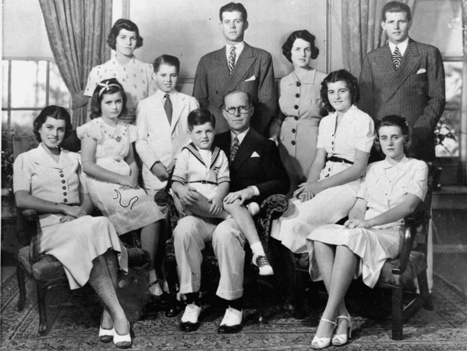Die Familie Kennedy im Jahr 1938.
