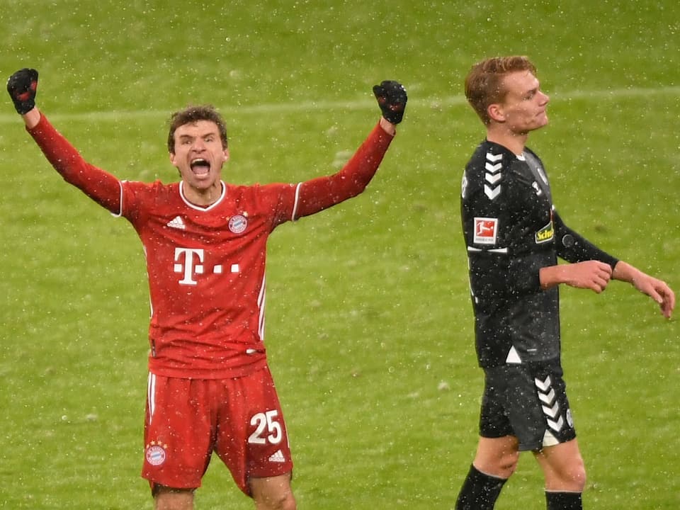 Thomas Müller nach dem entscheidenden 2:1.