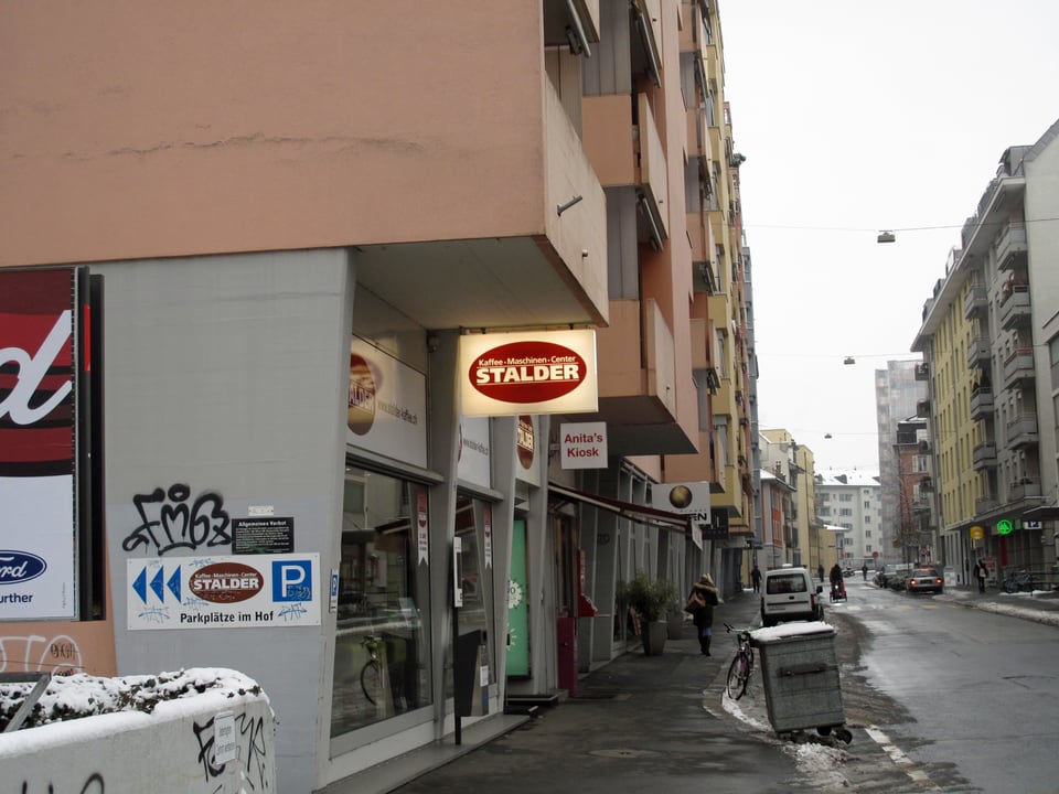 Das Stalder-Kaffeemaschinen-Center in der Luzerner Neustadt 