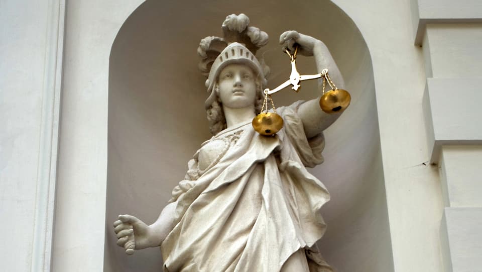 Statue einer Justizia
