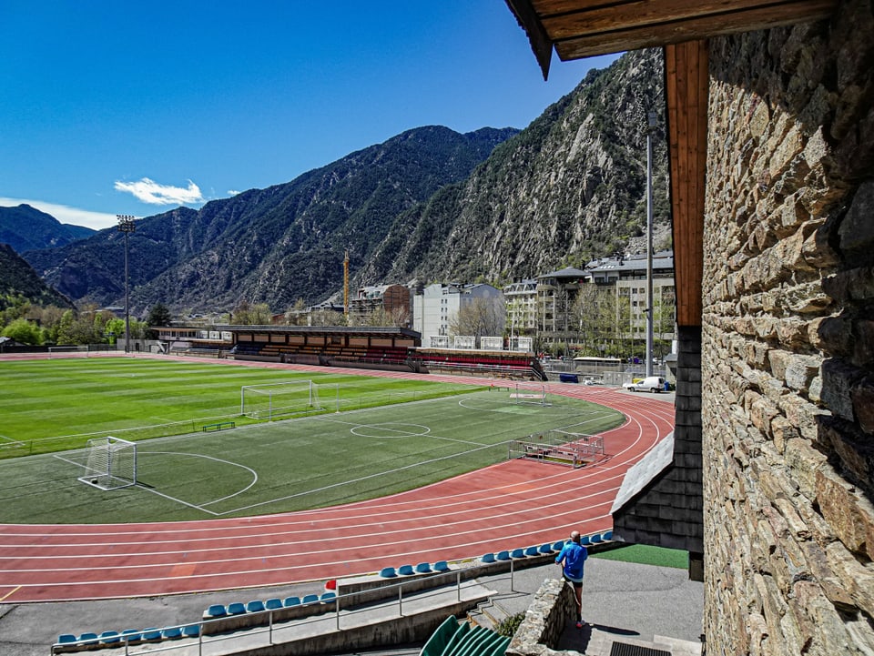 Das alte Nationalstadion Andorras