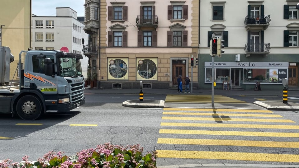 Intelligente Ampel an Tribschenstrasse
