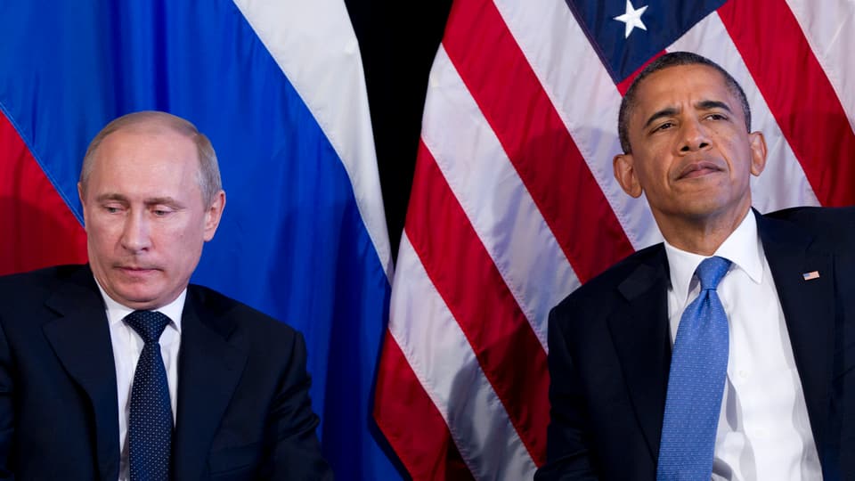Putin neben Obama 2012.