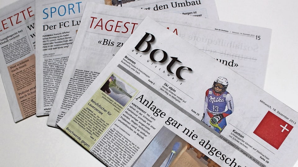 Zentralschweiz Der «Bote der Urschweiz» startet in neue Zukunft