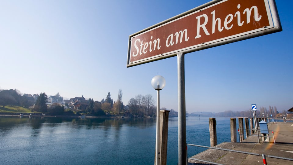 Ortsschild Stein am Rhein