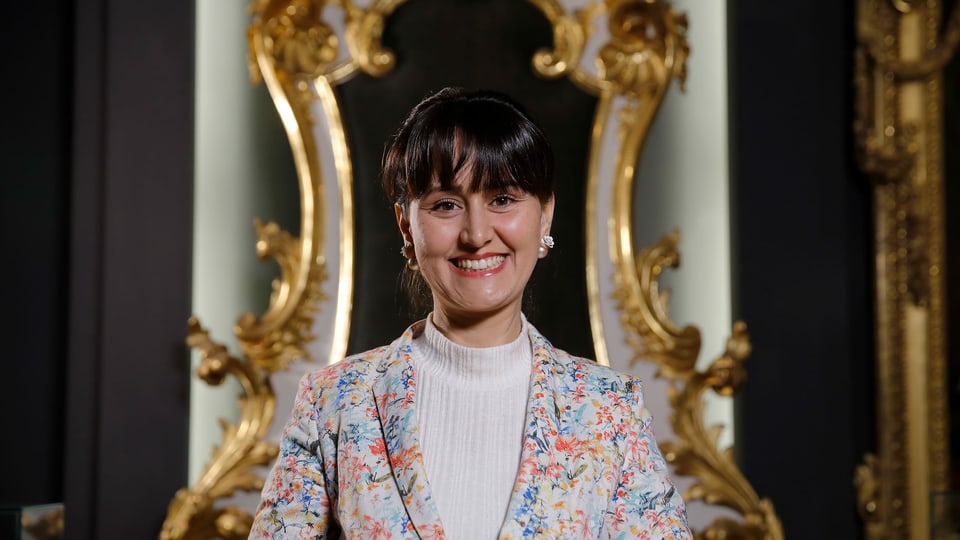 Halima Jemai, Museumsführerin aus Tunesien