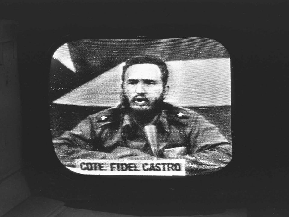 Fidel im TV.