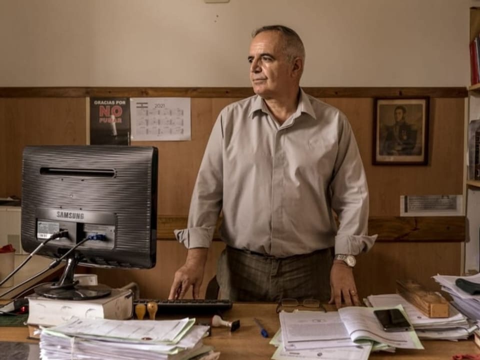 Sergio Terrón in seinem Büro.