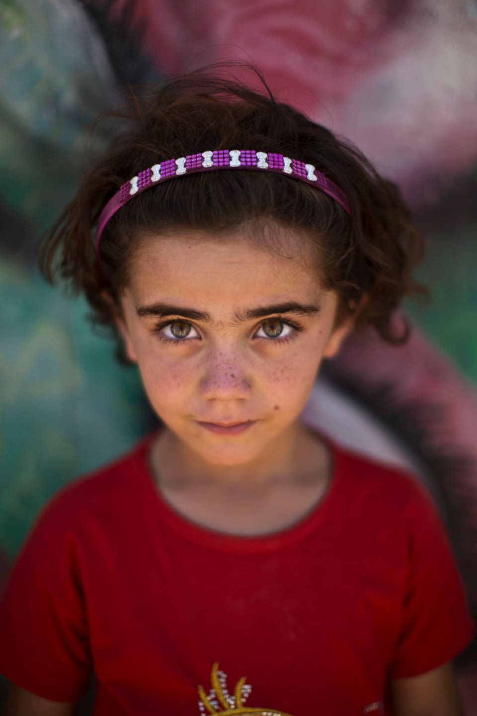 Poträt eines syrischen Mädchens 