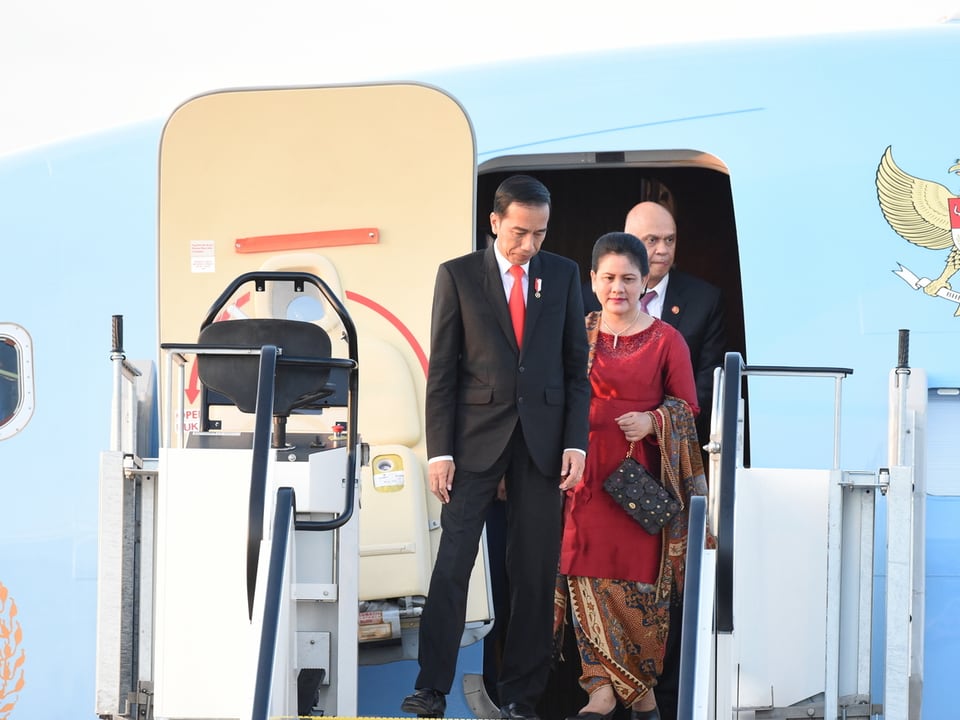 .Joko Widodo, Präsident Indonesien, Ehefrau Irina  