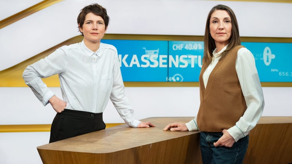 Kathrin Winzenried Bettina Ramseier, Moderatorinnen «Kassensturz»