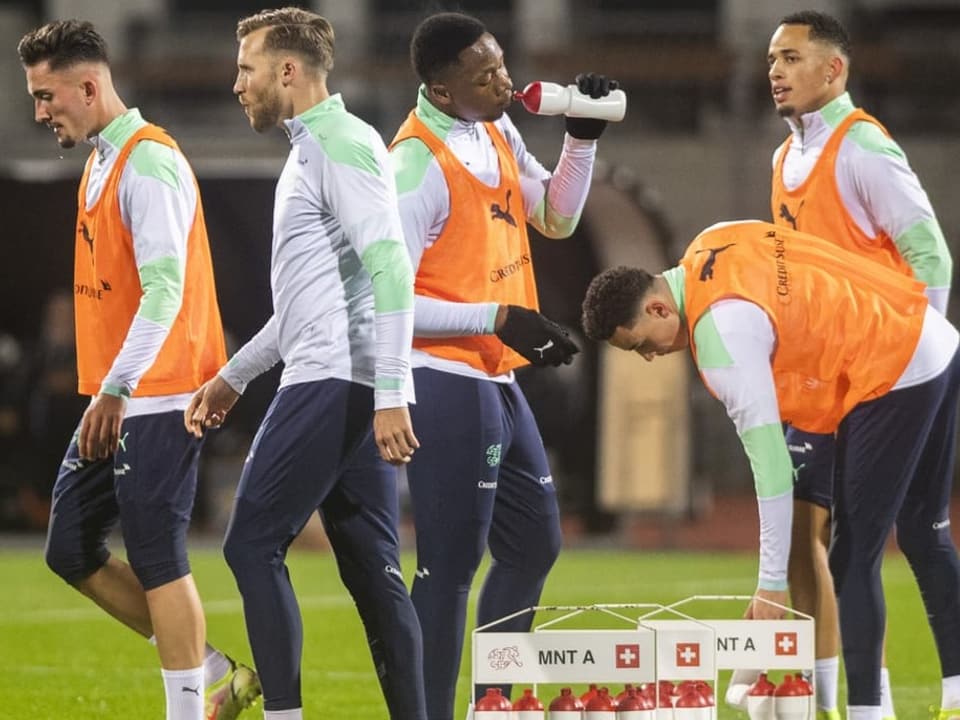 Die Suche nach dem Knipser Fussballspieler im Training