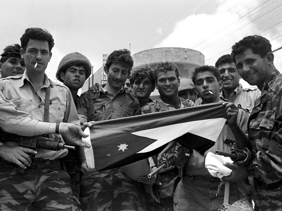 Jordanische Soldaten während des Sechstagekriegs.