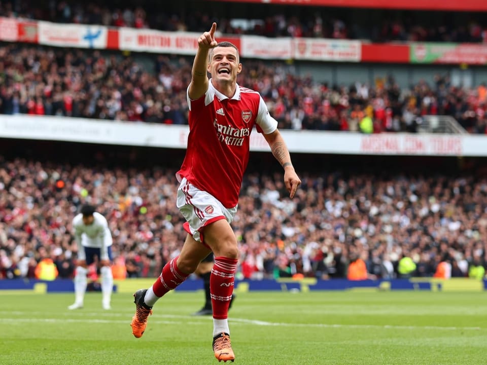 Kann er am Sonntag erneut jubeln? Granit Xhaka.