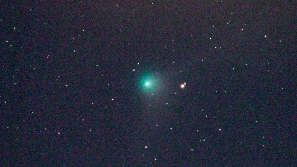 Komet "Catalina" aufgenommen am 29. Dezember 2015 auf der Sternwarte Eschenberg bei Winterthur.