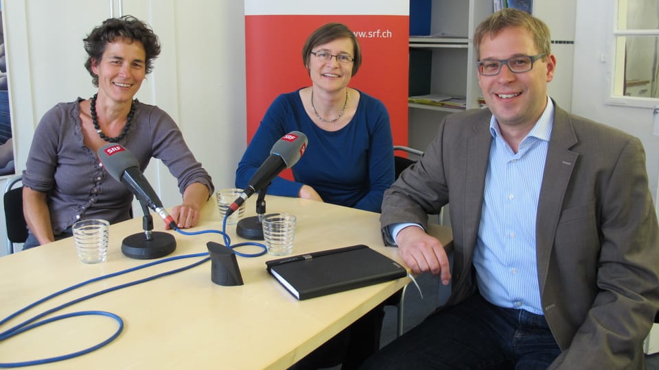 Im Streitgespräch: Katrin Huber Ott (SP), Katrin Bernath (GLP), Daniel Preisig (SVP) (5.9.2014)