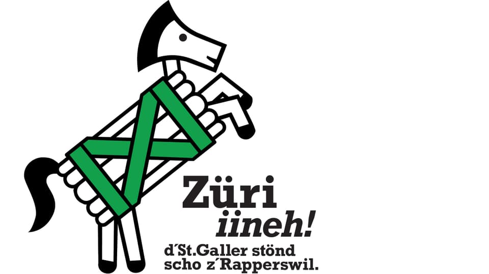 St. Galler Logo für den Auftritt am Zürcher Sechseläuten