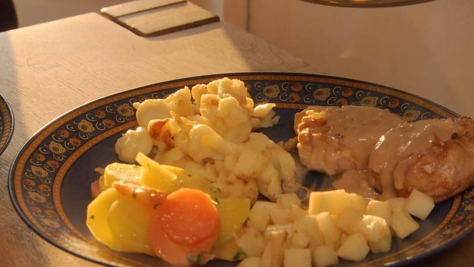 Schweinsfilet mignons an Schalottensauce mit Spätzli