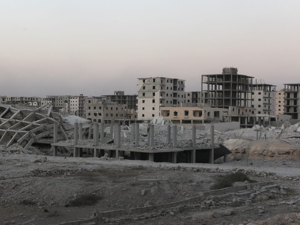 Das zerstörte Aleppo.