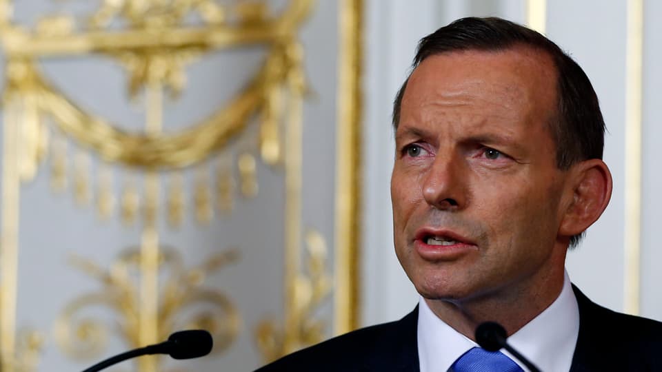 Porträtbild des australischen Premiers Tony Abbott.