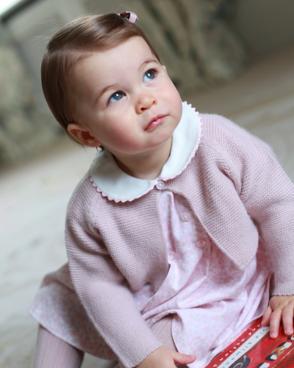Portrait von der einjährigen Prinzessin Charlotte