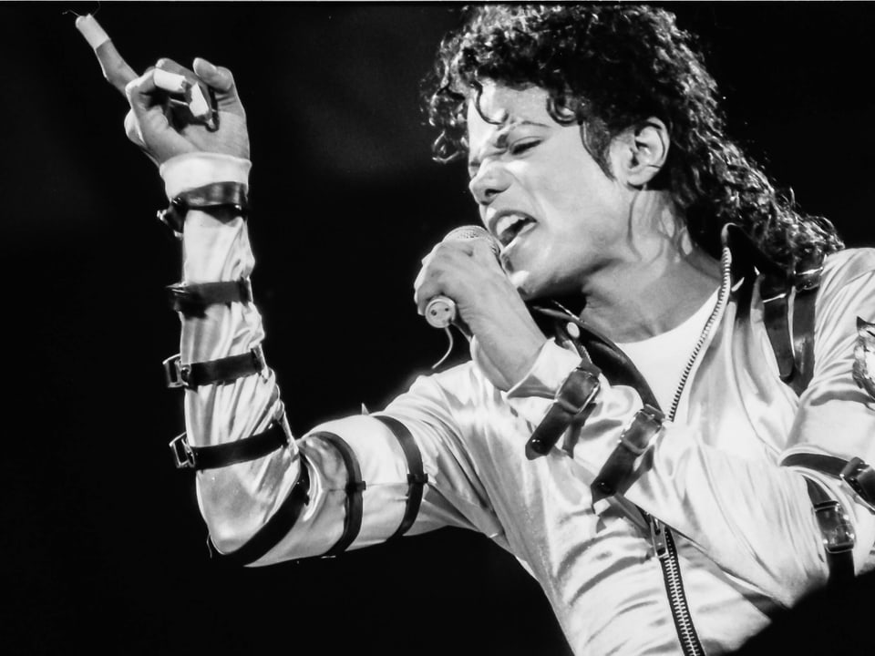 Michael Jackson 1988 in Westberlin auf der Bühne