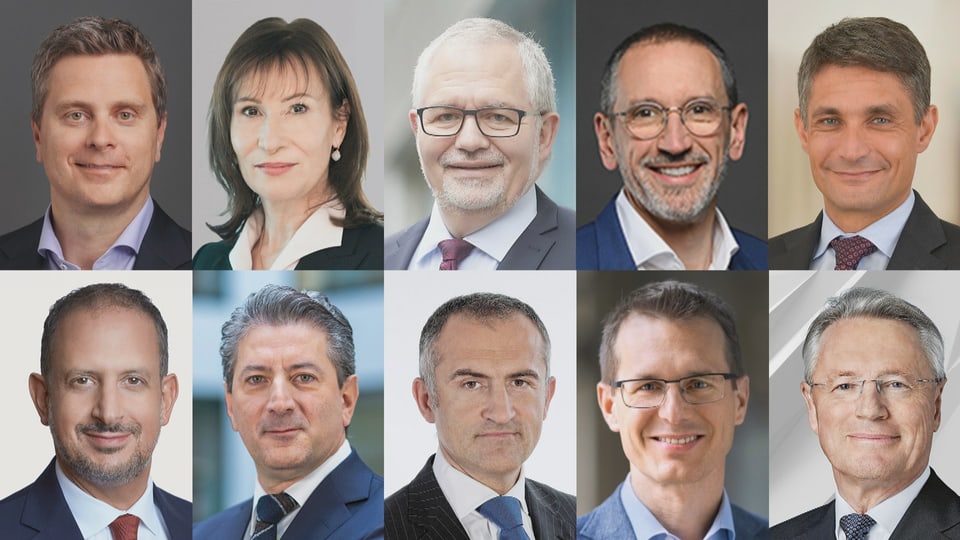 Ten portraits of CEOs