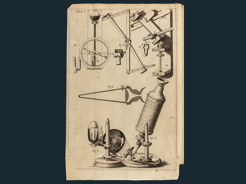 Robert Hooke entwirft seine Mikroskope nach den Vorbildern von Galileo Galilei eigene Mikroskope.
