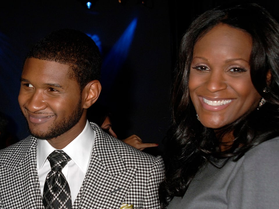 Usher und seine Frau Tameka Foster