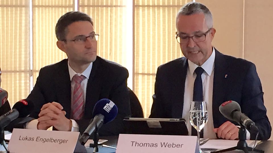 Lukas Engelberger und Thomas Weber