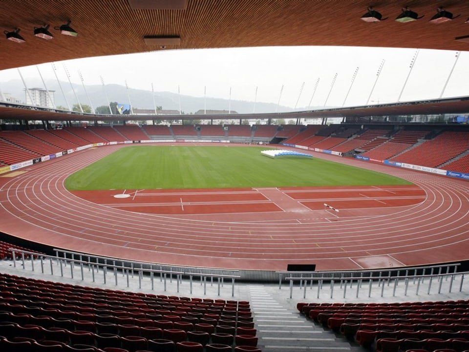 Leichtathletik- und Fussballstadion auf dem Zürcher Letzigrund.