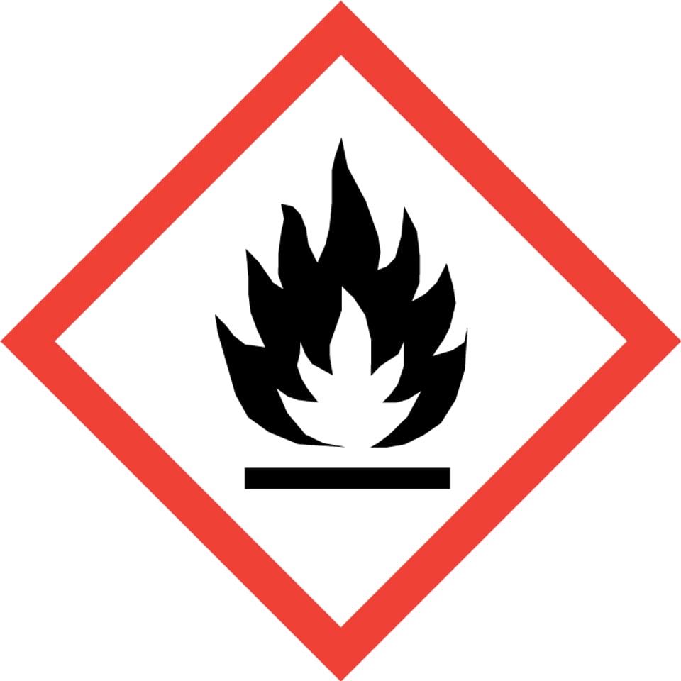 Gefahrenzeichen: Grosse Flamme