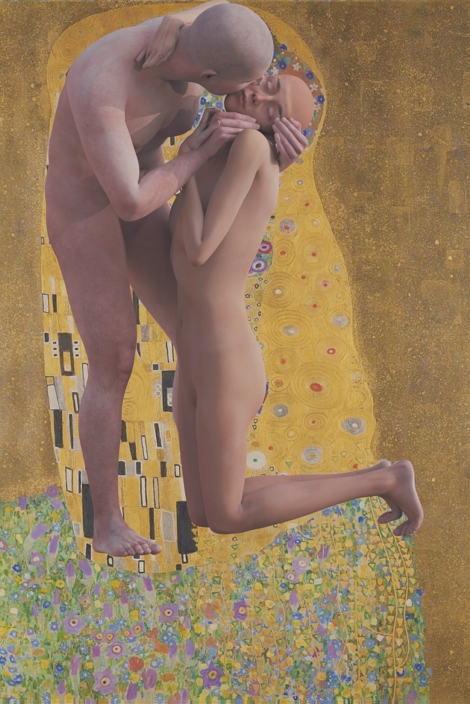 3D Rendering von Gustav Klimts „Kuss“