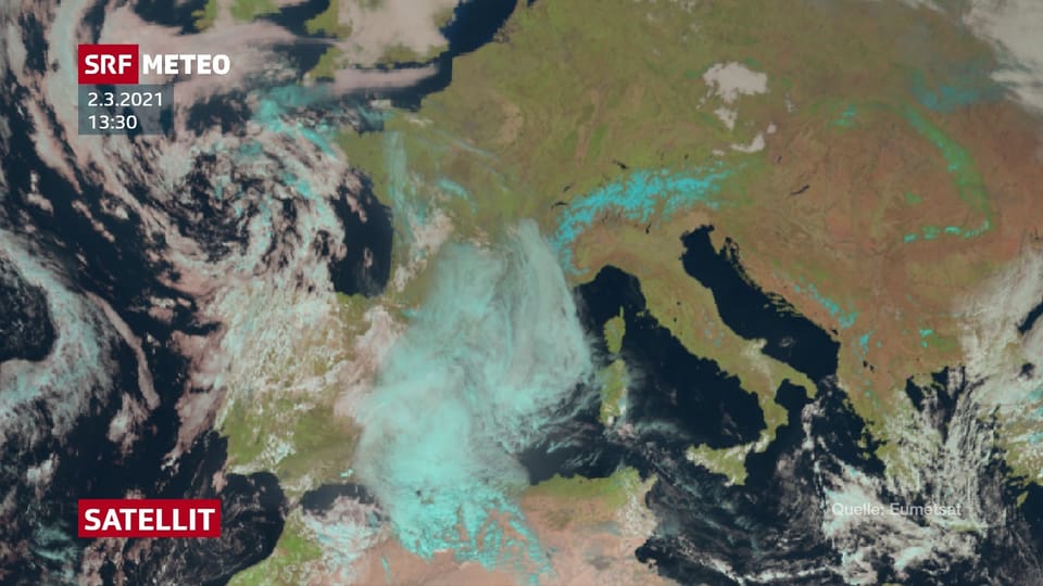 Satellitenbild Europa