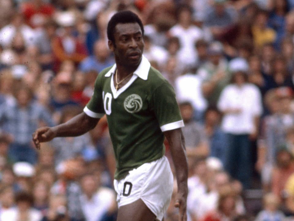 Pelé im Dress von NY Cosmos