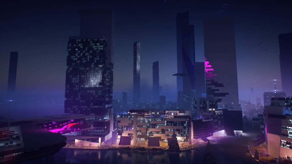 Die Nacht über der City of Glass