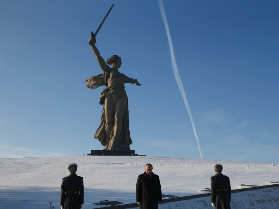Putin feiert den Sieg bei Stalingrad