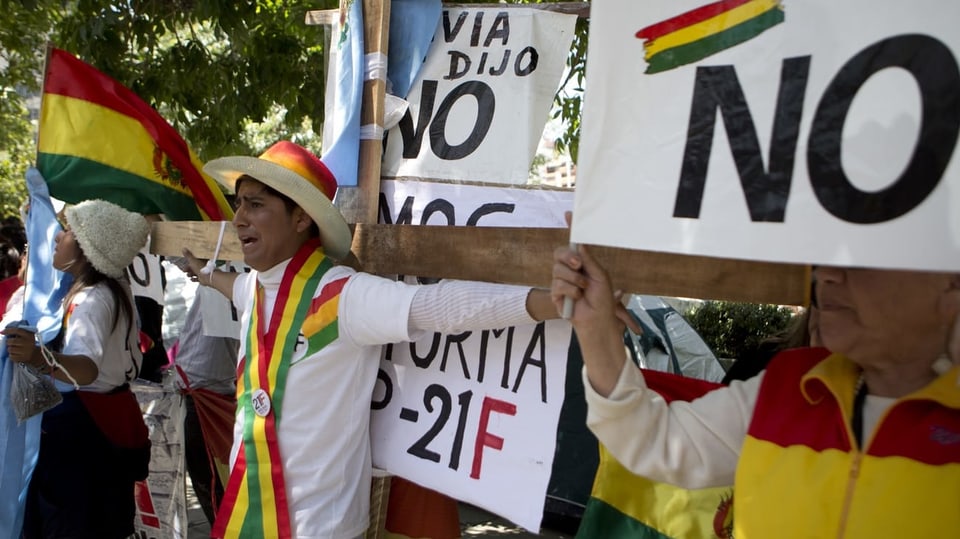 Bolivien: Proteste gegen Präsident Evo Morales