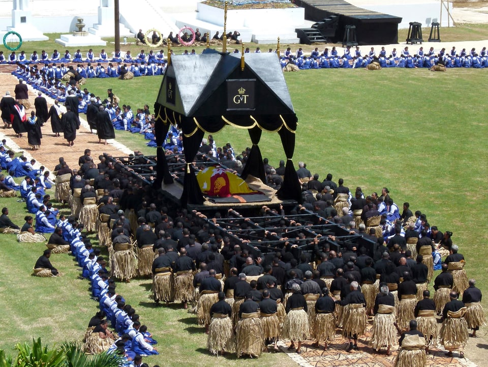Tonga König Beerdigung